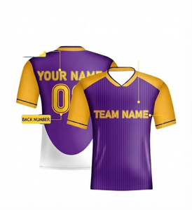 Custom Heat Transfer Printing Soccer Jersey Wholesale Team Sports Uniform Personalized <b>Name</b> Number Athletic Wear Short Sleeve - Product Image 1