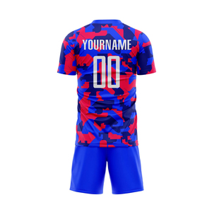 เสื้อกีฬาแห้งเร็วสำหรับผู้ชายและผู้หญิง พร้อมปักชื่อตามสั่ง ตัดเย็บอัตโนมัติ รับผลิตแบบ OEM พิมพ์โลโก้ตามสั่ง ชุดฟุตบอลคุณภาพสูง - Product Image 2