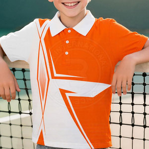 Chemises polo de golf pour jeunes joueurs OEM Performance Apparel, coupe flexible, matière respirante, entraînement aux clubs de golf - Product Image 3