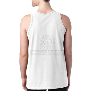 T-shirts sans manches pour hommes, style tendance, faible MOQ, tissu doux, nouveau design - Product Image 2