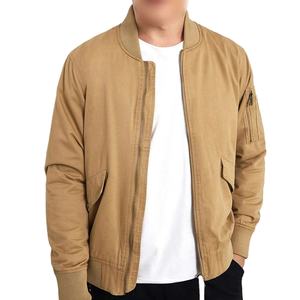 เสื้อแจ็คเก็ตบอมเบอร์ผู้ชายคุณภาพสูงราคาส่ง สวมใส่สบาย กันลม สำหรับผู้ใหญ่ บริการ OEM มีจำหน่าย โดย HI 2026 - Product Image 2