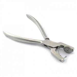 Pinza perforadora de dique de goma Ainsworth de 6.75 pulgadas, de acero inoxidable, reutilizable, manual, Clase I, para aislamiento dental, quirúrgico y endodóntico - Product Image 2