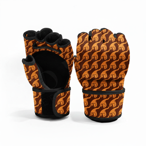 Gants de Sparring d'Arts Martiaux Personnalisés à Demi-Doigts avec Logo Sérigraphié, Faible MOQ, Équipement de Sécurité, Conception Sur Mesure - Product Image 3