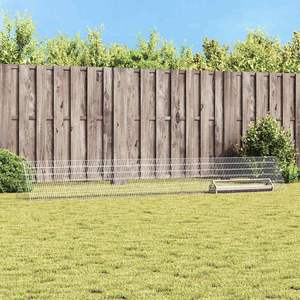 Cage à poulets en acier galvanisé 169,29 x 21,65 x 21,65 po, cage pour animaux argentée 169,29 x 21,65 x 21,65 po - Product Image 1