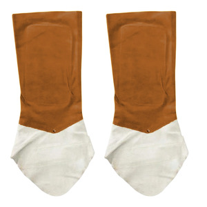 Couvre-chaussures de soudage en cuir de vachette pleine fleur de qualité supérieure, robustes, chauds et épais, pour la sécurité industrielle et la construction - Product Image 4