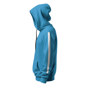 Felpa personalizzata da uomo con stampa grafica, vestibilità casual regolare, con tasca frontale e coulisse. - Product Image 3