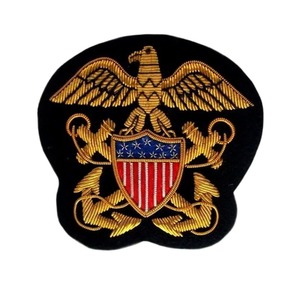 2026 Vente en gros de badges en fil métallique personnalisés, faits main, avec logo de grande taille, écussons brodés fabriqués au Pakistan - Product Image 6