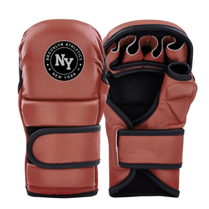 Gants de MMA en cuir antidérapants pour l'entraînement, le sparring, le grappling, les arts martiaux, le kickboxing, équipement sportif - Product Image 4