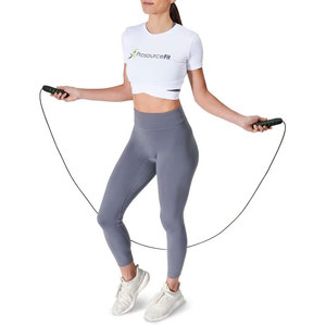 Adjustable Steel Wire Jump Rope <b>Ball</b> Bearing Foam Handle Tangle Free for Home Workout Neon Green Gym <b>Exercise</b> Jumping Rope - Product Image 2