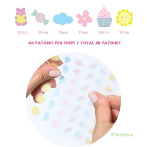 Parches Hidrocoloides para Imperfecciones 27habits Fairy Patch Picnic, 80 Unidades, Tratamiento para el Acné de Corea - Product Image 3