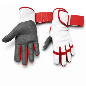 Guantes de Bateo de Softbol SAAR INDUSTRIES de Cuero Genuino de Vaca Cabretta con Cierre de Velcro, Cómodos para Ambas Manos, Precio al por Mayor - Product Image 5