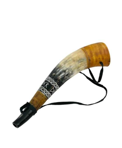 Corneta Vikinga de Batalía, Trompeta de Guerra de 18 Pulgadas, Hecha a Mano, Ecológica, de Cuerno de Buey Moderno - Product Image 4