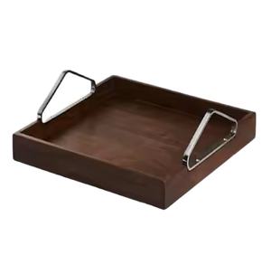 Bandeja de servicio cuadrada artesanal de alta calidad Exportación mundial para restaurantes - Product Image 1