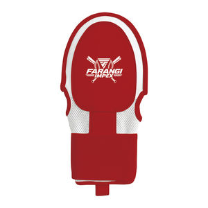 Mitaine de glisse de baseball en cuir synthétique gris durable et personnalisable pour la sécurité des joueurs (jeunes et adultes), pour main gauche et droite, équipement d'entraînement et de jeu - Product Image 4