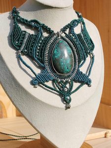 สร้อยคอปักลูกปัดแก้วสวยเป็นเครื่องประดับแฮนด์เมดสำหรับผู้หญิงแฟชั่นที่รักเครื่องประดับลูกปัด - Product Image 5