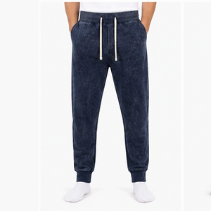 Custom Acid Wash Jogger Trousers <b>Vintage</b> Cotton Washed <b>Pants</b> Relaxed Fit Casual Streetwear Wholesale Apparel Manufacturer - Product Image 1