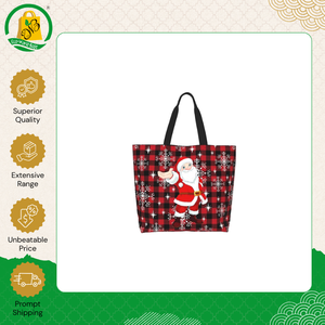 Bolsa de Mensajero Ecológica de Primera Calidad a Bajo Precio, Totalmente Estampada, Bolsa de Compras de Lona de Algodón con Asa de Cinta Negra - Product Image 4