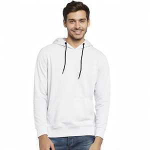 Sudadera con Capucha para Hombre, Color Morado Claro, Corte Regular, Informal, con Bolsillo Delantero - Product Image 3