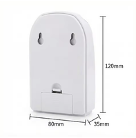 Sirène stroboscopique sans fil AG-security 120 dB pour extérieur, étanche, avec batterie de secours et lumière clignotante pour système de sécurité domestique