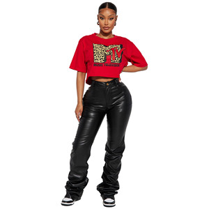 T-shirt personnalisable en coton 100% de haute qualité pour femme, coupe courte, imprimé numérique, logo, style streetwear estival, écologique, vente en gros - Product Image 1