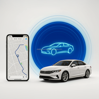 Détection d'activités et bouton SOS : Grand matériel de surveillance automobile amélioré par l'IA avec verrouillage, suivi en temps réel et alarme sonore.
