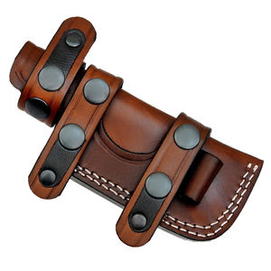 Étui à couteau en cuir pour le camping en plein air, la chasse, le transport sur ceinture, housse de protection faite à la main pour couteaux de cuisine et de terrain - Product Image 3