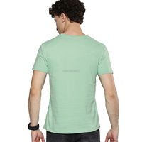 Nouveaux T-shirts confortables pour hommes 100% coton/fibre de bambou à manches courtes, design personnalisé, séchage rapide, respirant, couleur unie
