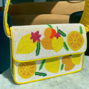 NOUVELLE POCHETTE FABRIQUÉE À LA MAIN AVEC PERLES POUR FEMMES – SACS DE SOIRÉE ET DE FÊTE AUX COULEURS VIVACES - Product Image 1