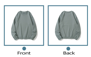 เสื้อสเวตเชิ้ตคอกลมแขนยาวทรงปกติ ผลิตจากผ้าโพลีเอสเตอร์/คอตตอนคุณภาพสูง พิมพ์โลโก้แบบกำหนดเองได้ ดีไซน์ใหม่ เป็นมิตรต่อสิ่งแวดล้อม เหมาะสำหรับฤดูใบไม้ผลิ - Product Image 2