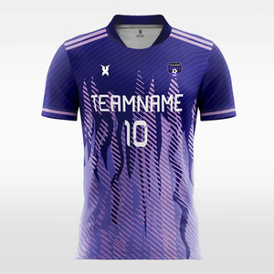 เสื้อฟุตบอลแบบกำหนดเองได้ ระบายอากาศ แห้งเร็ว โพลีเอสเตอร์ 100% พิมพ์ลายดิจิทัล แขนสั้น สำหรับผู้ใหญ่ ทั้งชายและหญิง - Product Image 1