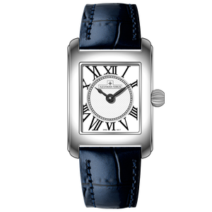 นาฬิกาข้อมือผู้หญิง สายหนัง รุ่น Alexander Ferros 7282S-02 หน้าปัดสี่เหลี่ยมผืนผ้า ตัวล็อคแบบผีเสื้อ ตัวเรือนสแตนเลส คริสตัลแซฟไฟร์ ระบบควอตซ์  วัดความลึกน้ำได้ 50 เมตร - Product Image 1