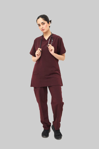 Short Sleeve Woven Unisex Medical Designs Jogger Plus Size White Hospital Nursing <b>Scrubs</b> Tops Nurse Uniform OEM - Product Image 4