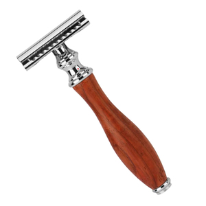 Wooden Handle Double Edge Blades Shaving Tool Stainless Steel Natural Safety <b>Razor</b> For <b>Men</b> Face Natural Wood Handle Eco Shaving - Product Image 5