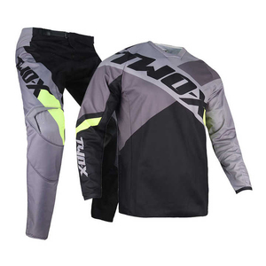 Maillot de course respirant, séchage rapide, imperméable, polyester/coton, équipement de motocross unisexe, pantalon et maillot par sublimation - Product Image 2
