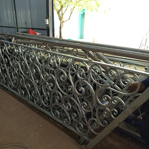 Custom Wrought <b>Iron</b> Stair Railing Designs to Elevate Your Interior Decor with Timeless Elegance & Superior Craftsmanship Today - Product Image 3