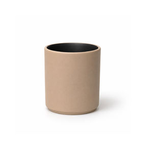 Mug de voyage en porcelaine blanche ronde de grande taille, tasse à chocolat chaud de qualité supérieure, vente en gros - Product Image 1