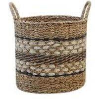 Paniers de rangement pliables en jonc de mer tressé, faits à la main, écologiques, respirants, imperméables et durables, et housses pour pots de fleurs – Vente en gros