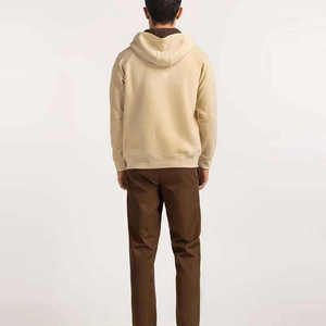 Sweat à capuche surdimensionné épais pour homme avec logo personnalisé, en molleton French Terry, épaules tombantes, fermeture éclair, idéal pour l'hiver - Product Image 2