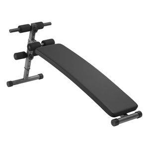 Panca Pieghevole Curva per Addominali, Robusta, Capacità 225 kg, in Acciaio, 5 Livelli di Altezza Regolabili, Design Antiscivolo per Palestra Domestica - Product Image 1
