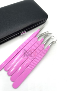 แหนบต่อขนตาคุณภาพสูงพิเศษ ทำจากสแตนเลสสตีล ปลายเรียวแหลม ใช้งานได้ดีเยี่ยม - Product Image 5