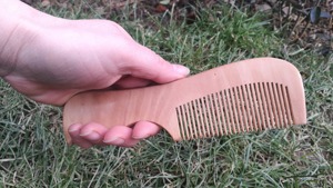 Handmade Natural Pure Wood Travel <b>Comb</b> <b>Wide</b> Tooth Wooden Hair <b>Comb</b> for Women Men Classic Style Handle for Home Hair Growth - Product Image 3