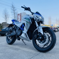 Motocyclette électrique EEC 450cc Meilleur prix Double cyclomoteur de course tout-terrain 100 km/h Vélo de rue avec frein à disque En stock