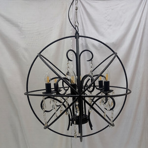 Lámpara de Araña Decorativa Negra de Lujo, Estilo Nórdico Moderno y Creativo, para Sala de Estar, Villa, Hogar, Bodas, en Oferta - Product Image 1