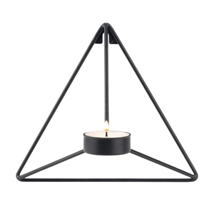 Minimalist Heart Design Iron Art <b>Candle</b> Holder Black Candlestick Stand Set Of 2 Luxury <b>Wedding</b> Centerpieces Table Decoration - Product Image 2