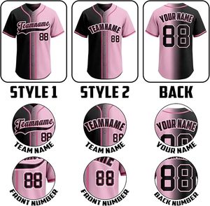 Maillot de baseball personnalisé, uniforme d'équipe personnalisé, chemise personnalisée avec nom, numéro et logo brodés pour hommes, femmes, garçons et filles - Product Image 4