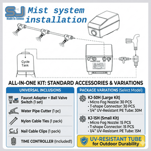 Machine à brouillard à eau à basse pression de refroidissement de Taïwan - Product Image 5