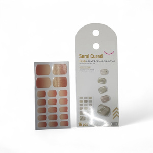 Pegatinas de Gel Magnéticas Semicuradas para Uñas, Resistentes al Agua, Origen Coreano, Tiras de Gel Suave de Larga Duración, Pegatinas de Gel Solar sin Lámpara - Product Image 1
