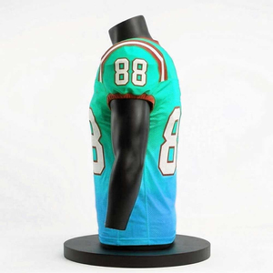 Maillot de football personnalisé haut de gamme, tissu polyester respirant, léger, coupe confortable, vêtements de sport athlétiques, football américain - Product Image 3