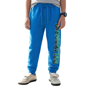 Pantalons de survêtement en coton pour garçons, impression personnalisée, pantalons de jogging, vêtements décontractés pour jeunes, vêtements d'automne respirants, pantalons de jogging unisexes - Product Image 1