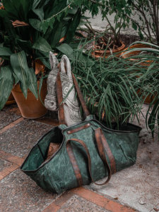 Porte-bûches en cuir de qualité supérieure pour bois de chauffage, accessoires de cheminée, support pour bûches - Product Image 4